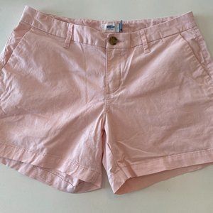 Old Navy - Pink Cotton Blend Chino Shorts